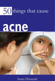 Front cover of the book '50 Things That Cause Acne' by H. Rider Haggard.