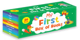 Front cover of the Board Book book 'My First Learning Library Boxset (20 Books): A Boxset of 20 Illustrated Board Books | Ideal Gift for Kids, Toddlers [Pen' by Na.