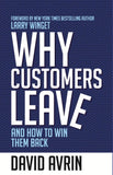 Front cover of the book 'Why Customers Leave :: And How To Win Them Back' by Avrin David.