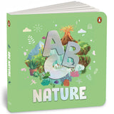 Front cover of the Board Book book 'ABC Nature: An Engaging Illustrated Board Book | Explore A to Z of Nature for Kids, Toddlers | Book for 3+ [Penguin Earl' by Penguin.