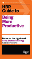 Front cover of the book 'HBR Guide to Being More Productive (HBR Guide Series)' by Harvard Business Review.