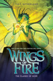 Front cover of the book 'Atefa Wings Of Fire #15: The Flames Of Hope' by Tui T. Sutherland.