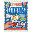 Front cover of the book 'Big Stickers for Little Hands: Mighty Machines' by Make Believe Ideas.