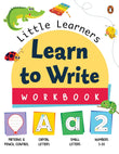 Front cover of the book 'Little Learners: Learn to Write Workbook: First Practice Workbook Trace and Write | Engaging Workbook to Develop Writing' by Penguin.