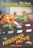 Front cover of the book 'Geronimo Stilton #73: The Missing Movie' by Geronimo Stilton.