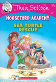 Front cover of the Paperback book 'Thea Stilton Mouseford Academy #13: Sea Turtle Rescue NA' by Scholastic.