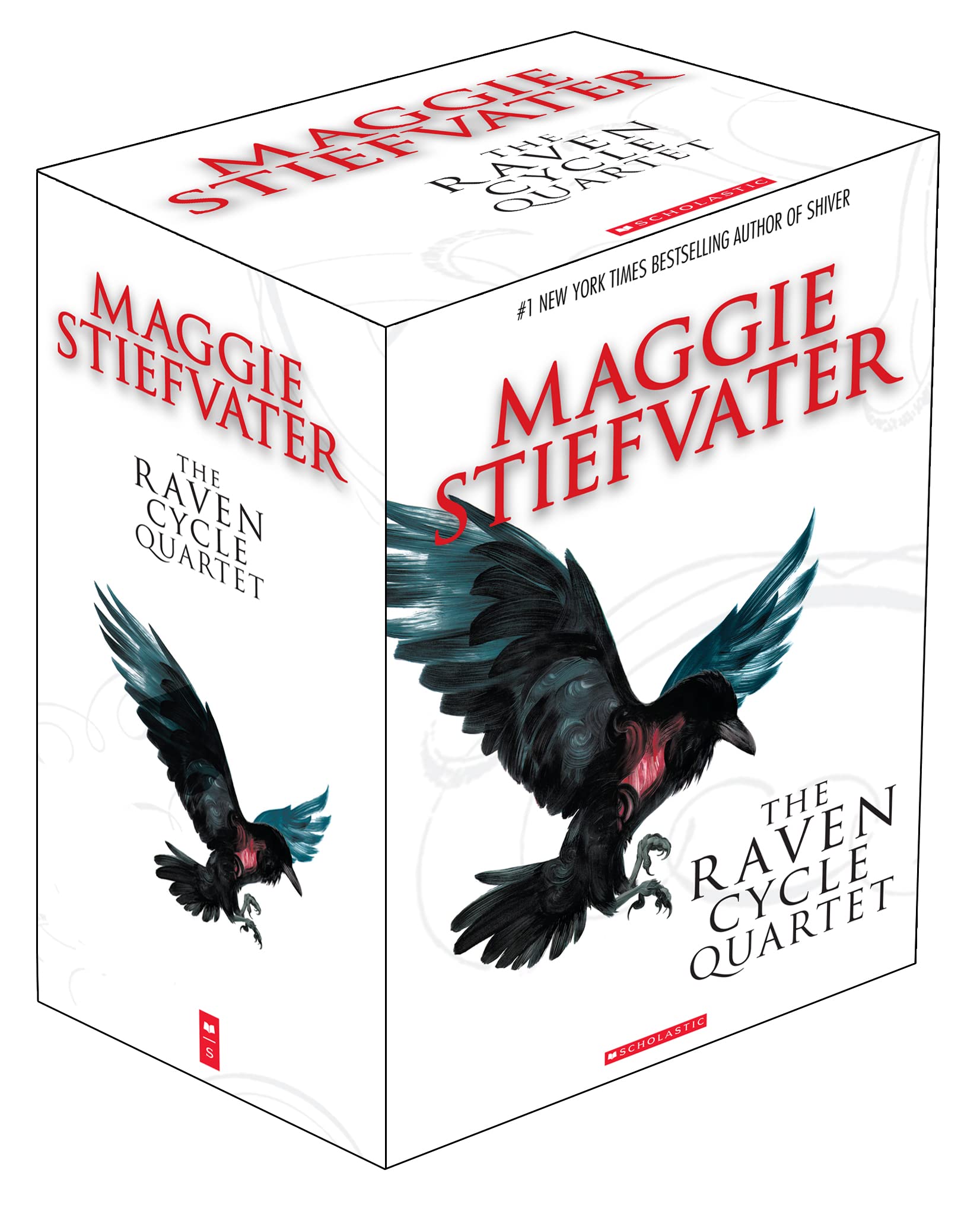 Front cover of the book 'THE RAVEN CYCLE QUARTET' by Maggie Stiefvater.