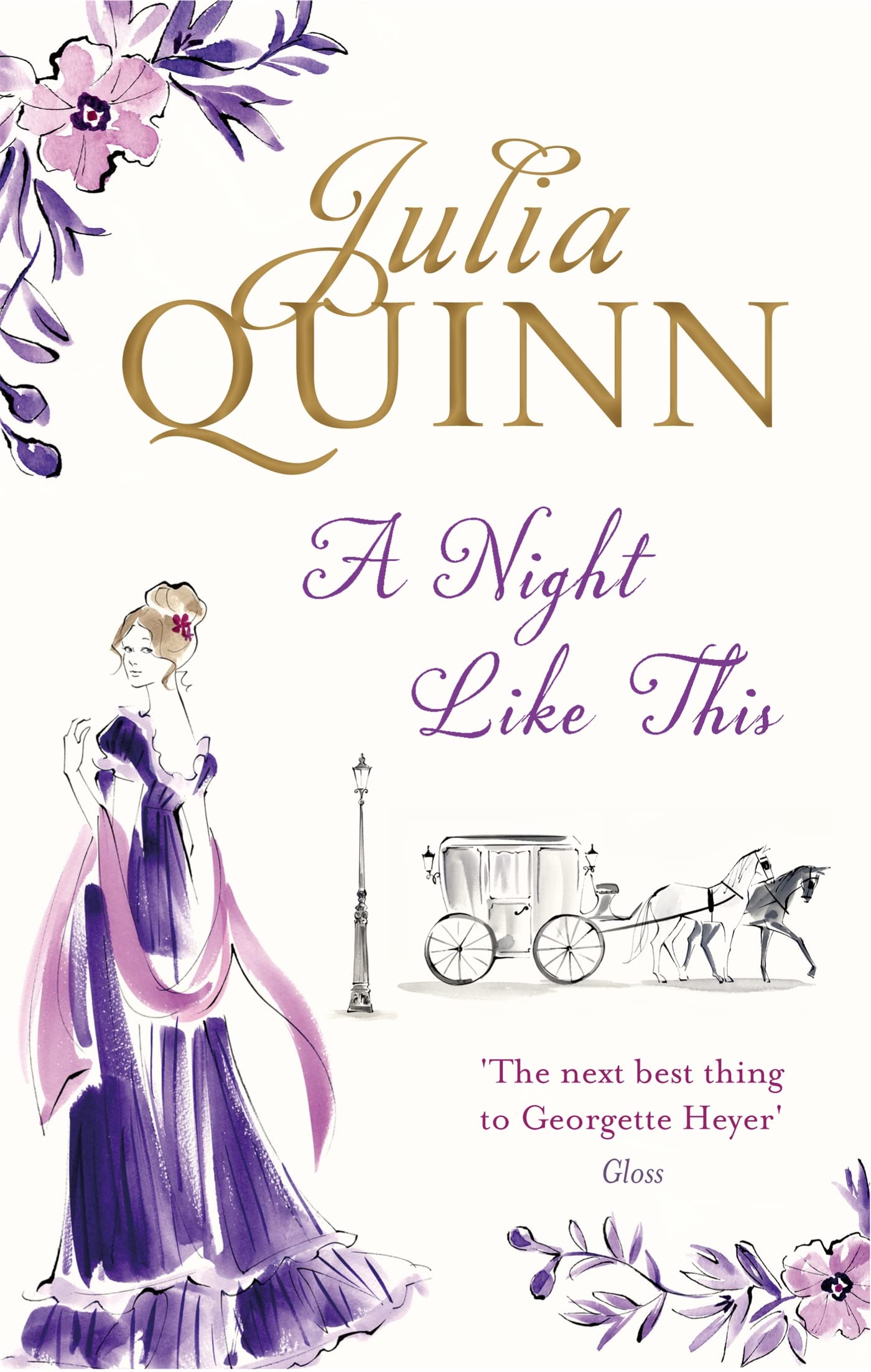 Front cover of the book 'A Night Like This' by Quinn Julia.