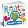 Front cover of the Board Book book 'Spot and Learn with Pictures: Things at Home: A Fun & Interactive Board Book to Develop Observation Skills and Vocabular' by Na.