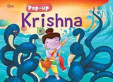 Front cover of the book 'Pop-Up Krishna' by Amrita Verma.