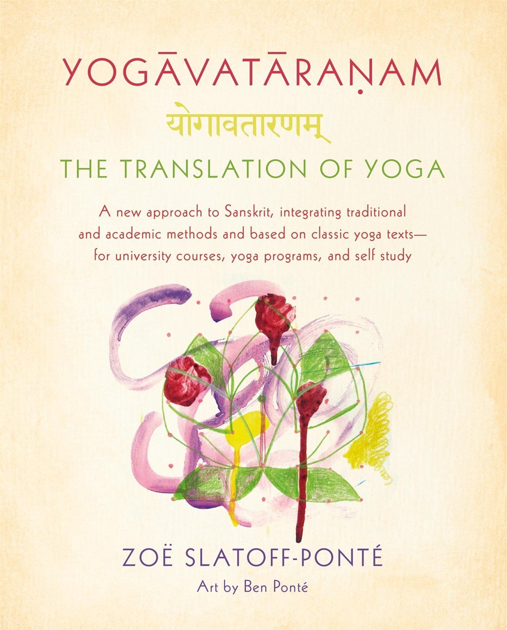 Front cover of the book 'Yogavataranam' by Zoe Slatoff-Ponte.