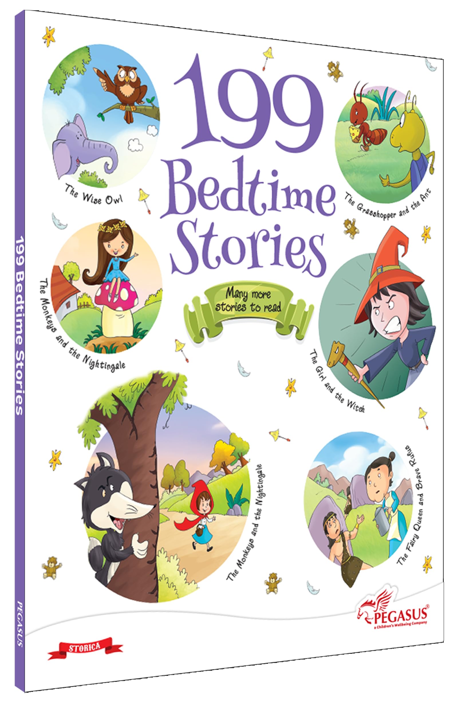 Front cover of the book '199 Bedtime Stories' by Pegasus.