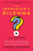 Front cover of the book 'The Innovator's Dilemma, with a New Foreword: When New Technologies Cause Great Firms to Fail' by Christensen Clayton M..