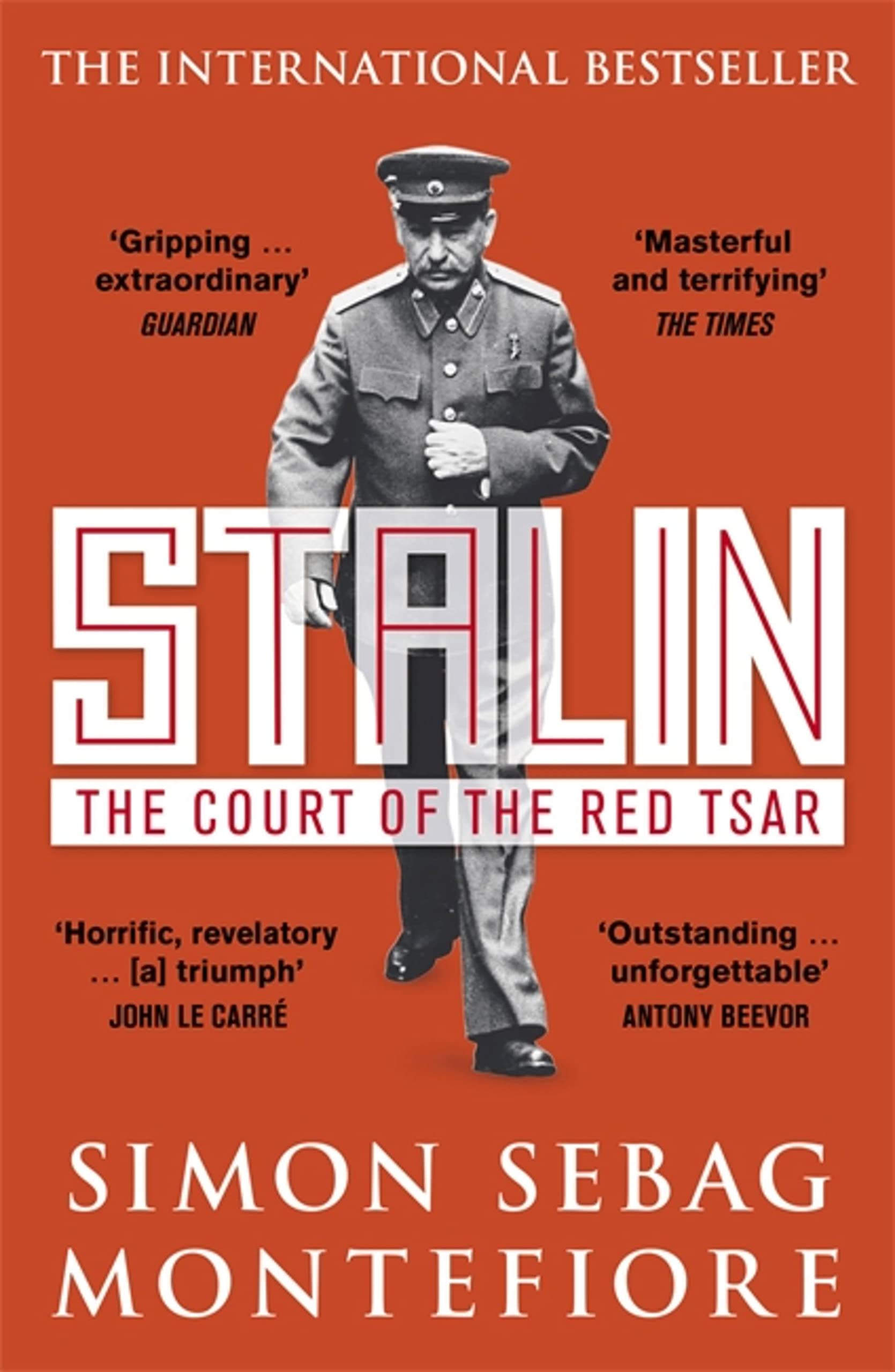 Front cover of the book 'Stalin The Court Of The Red Tsar' by Simon Sebag Montefiore.