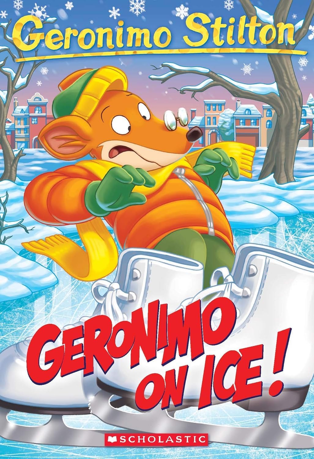 Front cover of the book 'Geronimo Stilton #71: Geronimo On Ice!' by Stilton Geronimo.