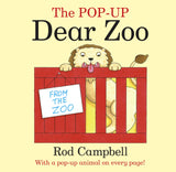 Front cover of the book 'Macmillan Childrens Books The Pop-Up Dear Zoo With a pop-up animal on every page!.' by Rod Campbell.