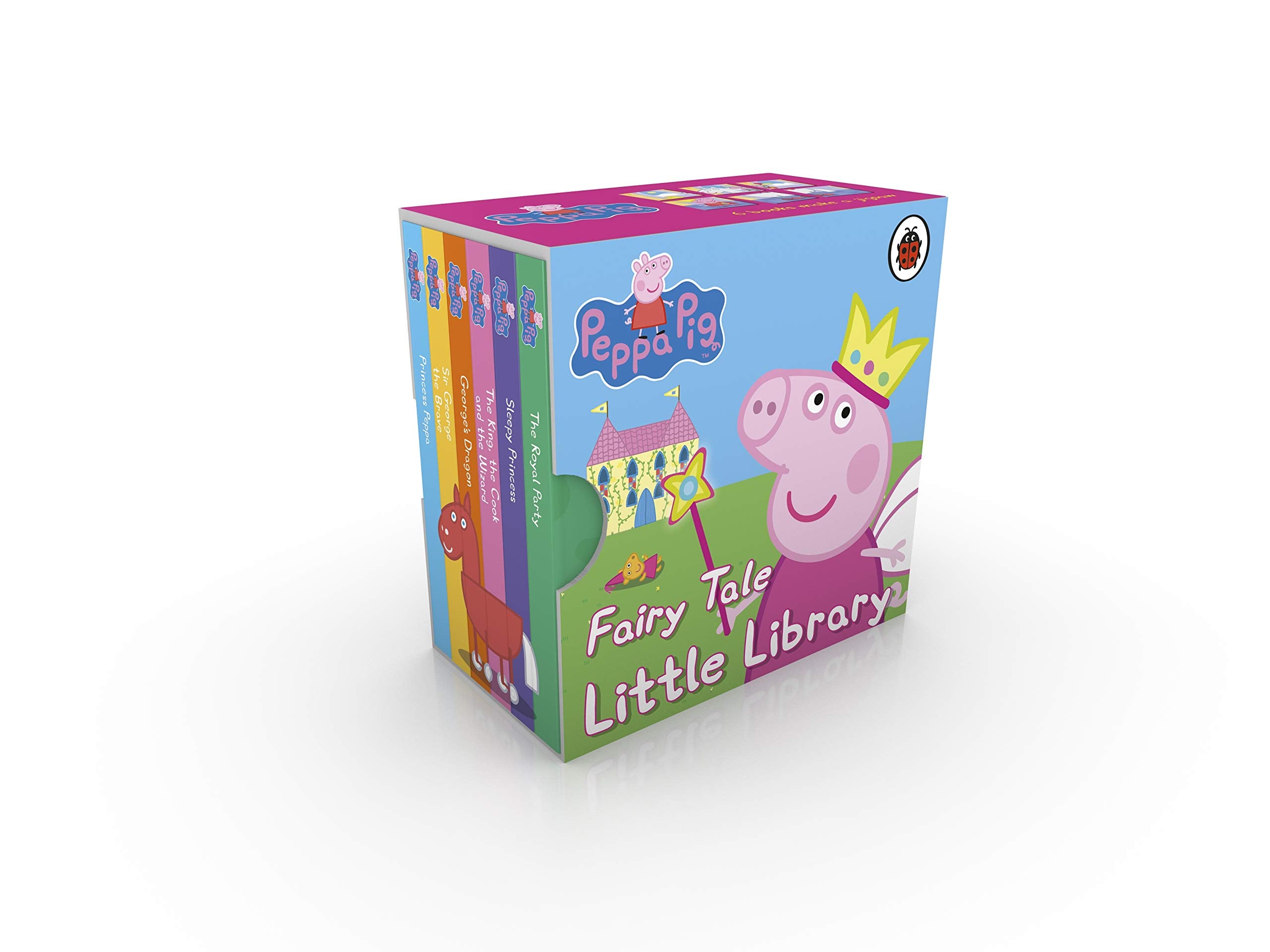 Front cover of the book 'Peppa Pig Fairy Tale Little Library' by Ladybird.