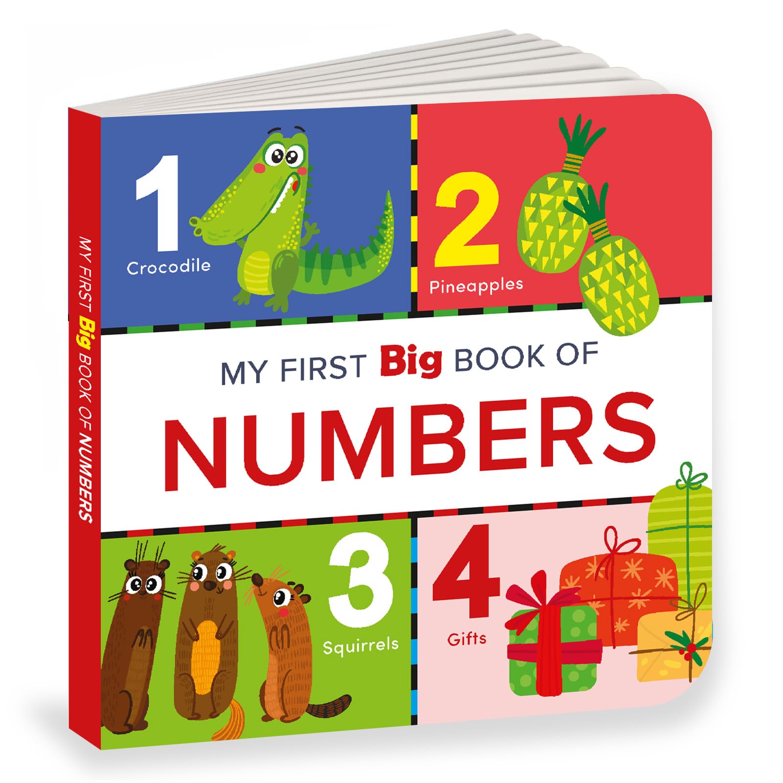 Front cover of the Board Book book 'My First Big Book of Numbers: Illustrated Board Book of Numbers 1 to 20 for PreSchool Kids, Toddlers | Book for 1+ [Peng' by Penguin.