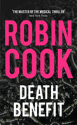 Front cover of the book 'Pan Death Benefit' by Robin Cook.