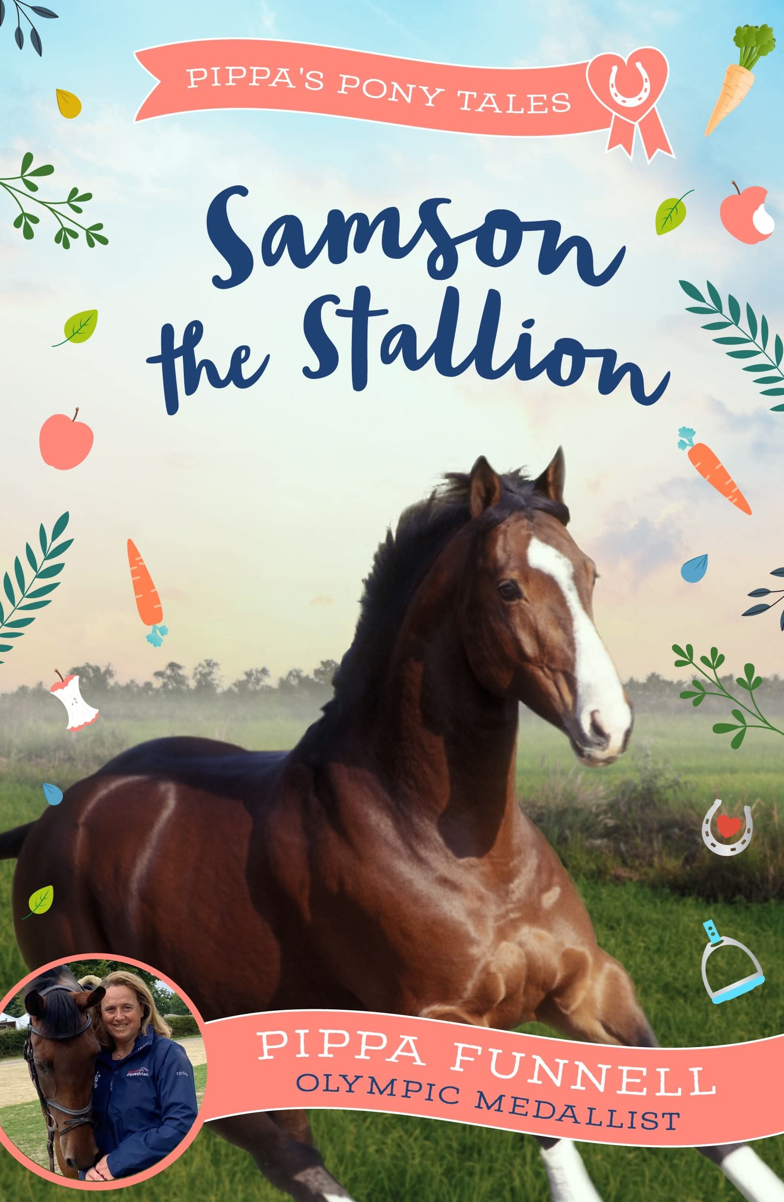 Front cover of the book 'Zephyr Samson the Stallion (Pippas Pony Tales).' by Pippa Funnell.