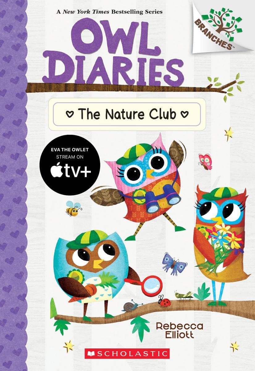 Front cover of the book 'The Nature Club: A Branches Book' by Rebecca Elliott.