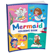 Front cover of the book 'Mermaid Coloring Book: Fun Underwater Coloring Activity Book for Kids I Includes Dot-to-Dot, Number Coloring, and Copy-C' by Pengiun.