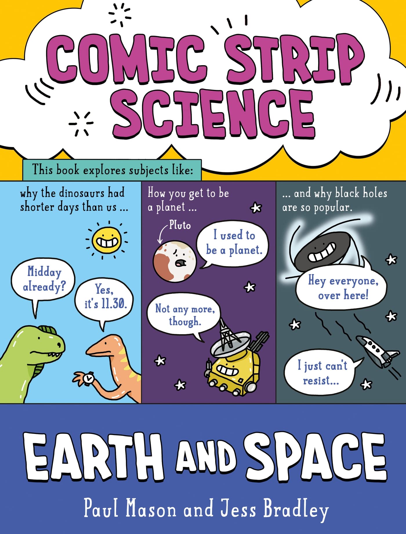 Front cover of the book 'Wayland Comic Strip Science Earth and Space.' by Mason, Paul.