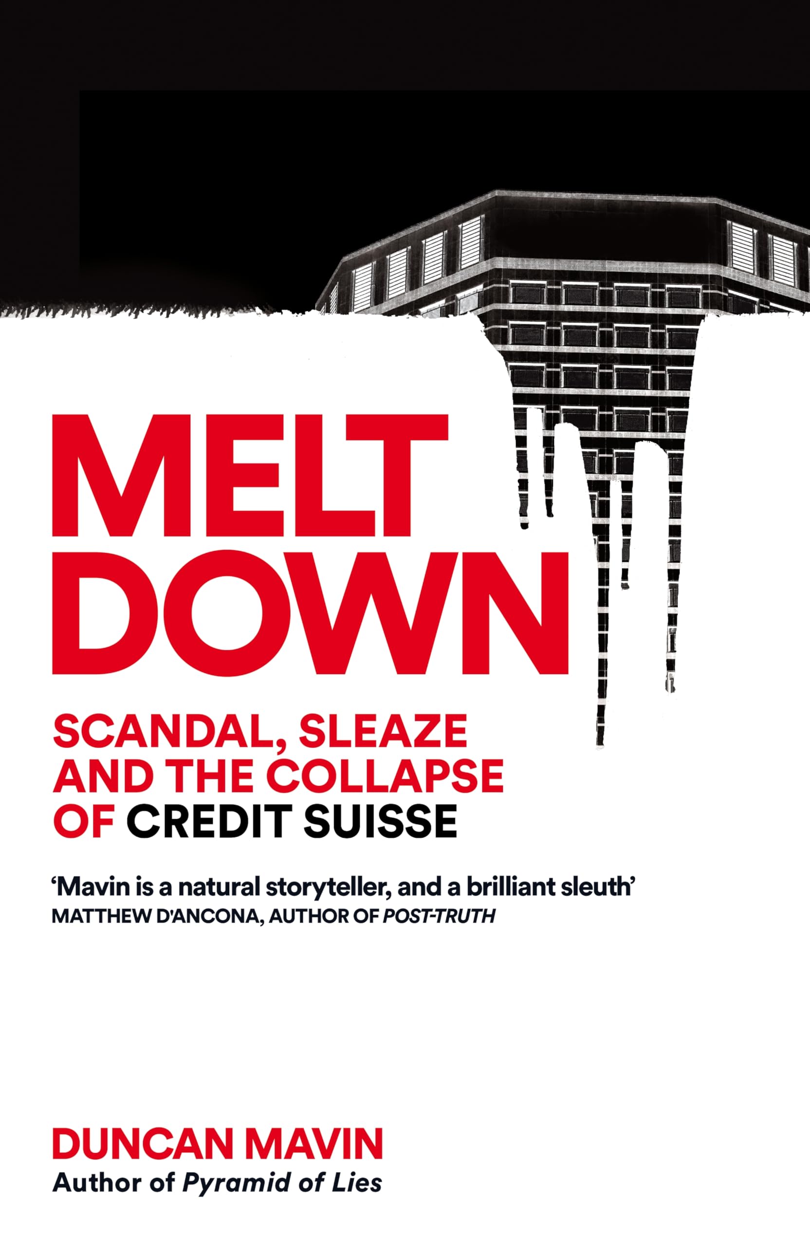 Front cover of the book 'Meltdown' by Duncan Mavin.