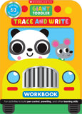 Front cover of the book 'Giant Toddler: Trace & Write Workbook (Scholastic Early Learners)' by Scholastic Early Learners.