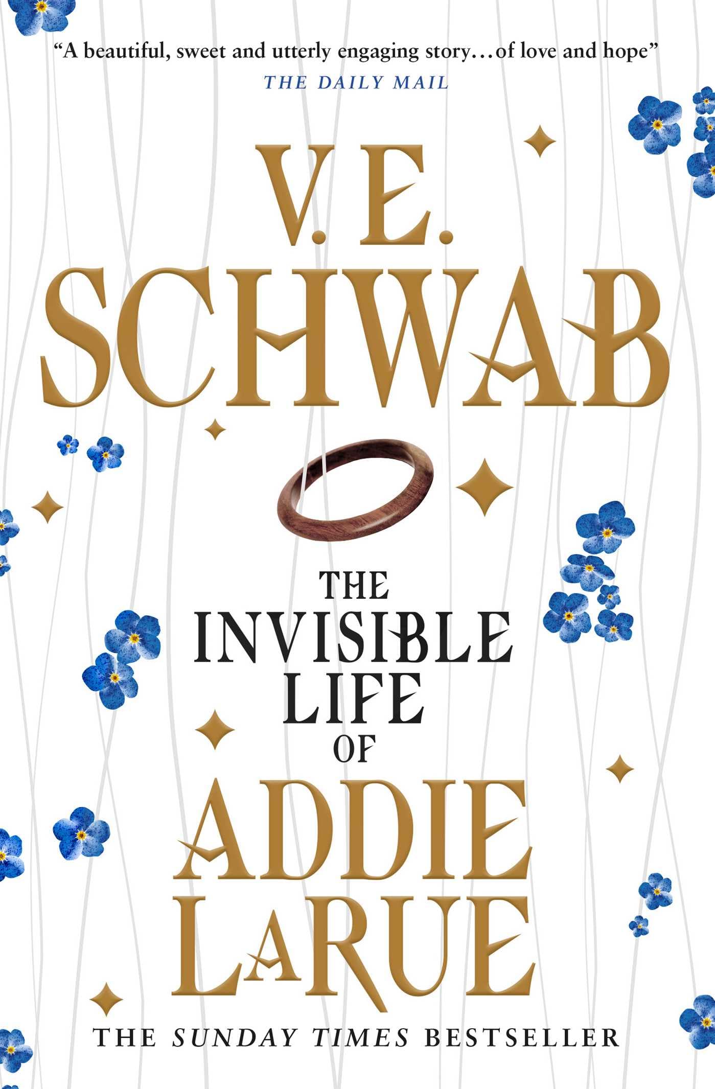 Front cover of the book 'The invisible life of addie larue' by V. E. Schwab.