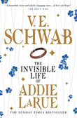 Front cover of the book 'The invisible life of addie larue' by V. E. Schwab.