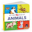 Front cover of the Board Book book 'My First Big Book of Animals: Illustrated Board Book of Animals for PreSchool Kids, Toddlers | Book for 1+ [Penguin Earl' by Na.