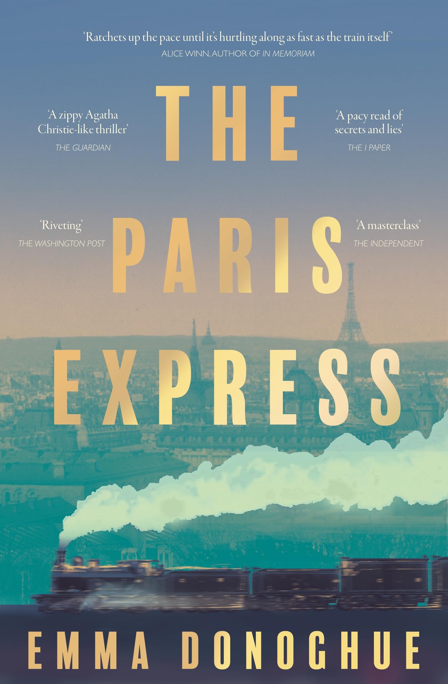 Front cover of the book 'The paris express' by Emma Donoghue.