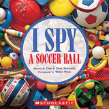 Front cover of the book 'I SPY a Soccer Ball' by Dan Marzollo.