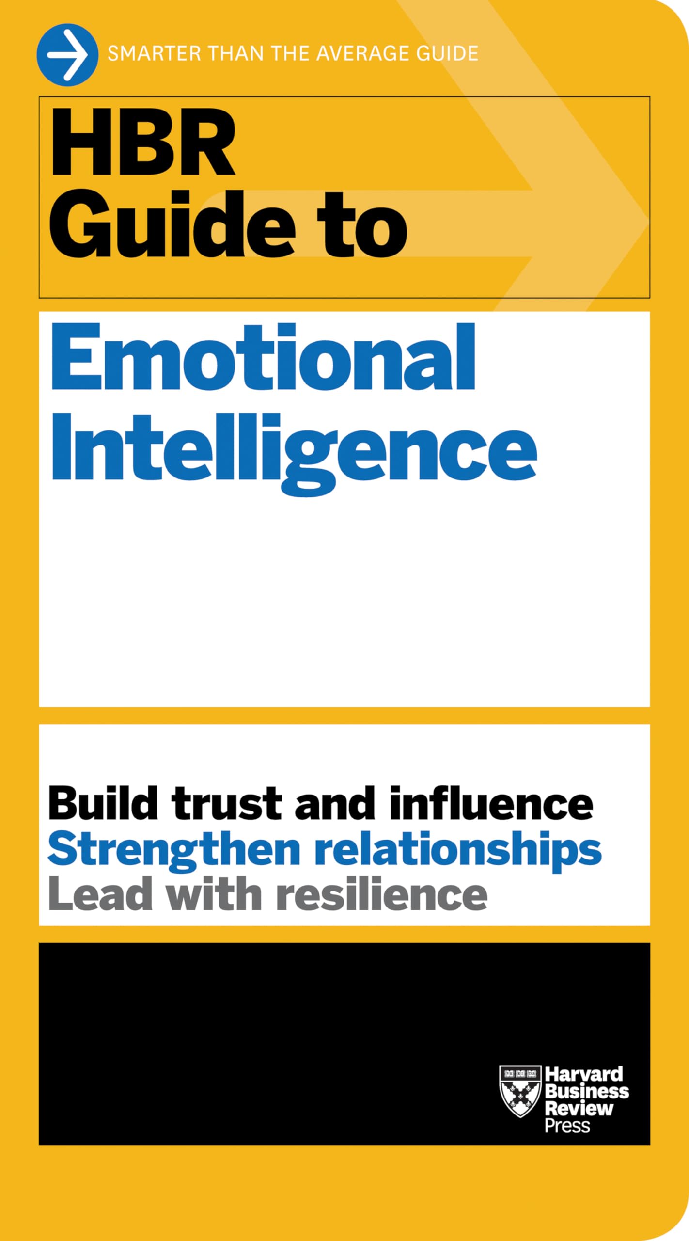 Front cover of the book 'HBR Guide to Emotional Intelligence (HBR Guide Series)' by Harvard Business Review.