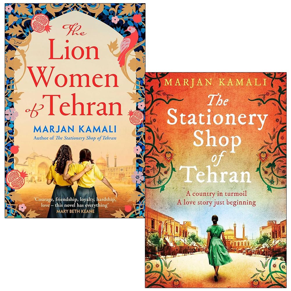 Marjan Kamali 2 Books Collection Set (The Lion Women of Tehran & The Stationery Shop of Tehran) NYBooksHub