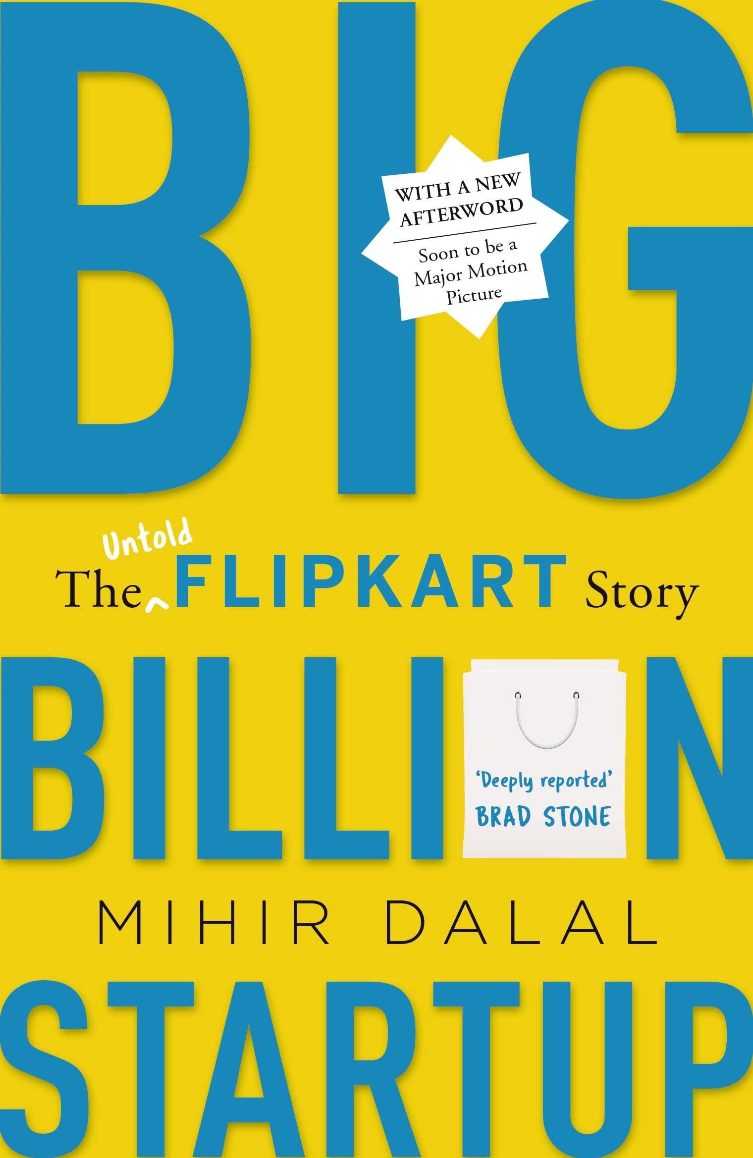 Front cover of the book 'Big Billion Startup' by Mihir Dalal.