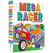 Front cover of the book 'MEGA RACER ENG' by Parragon.