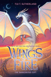 Front cover of the book 'ACCGUYS Wings Of Fire #14: The Dangerous Gift' by Tui T. Sutherland.