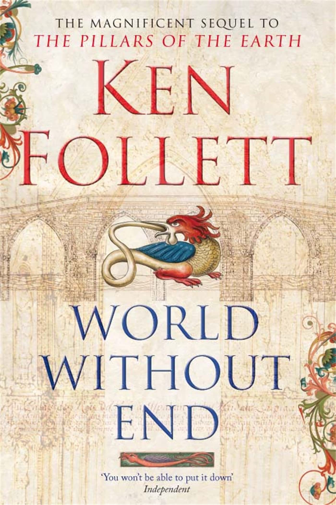 Front cover of the book 'World Without End' by Ken Follett.