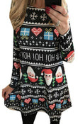 Front cover of the book 'WSPLYSPJY Women's Long Sleeve Printing Christmas Santa Claus Dress Black XXL' by Dr B S Patil.