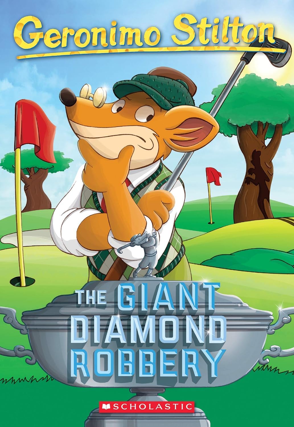 Front cover of the book 'The Giant Diamond Robbery (Geronimo Stilton, No. 44)' by Stilton Geronimo.