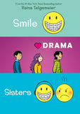 Front cover of the Paperback book 'Boxed Set: Drama Smile Sisters' by Raina Telgemeier.
