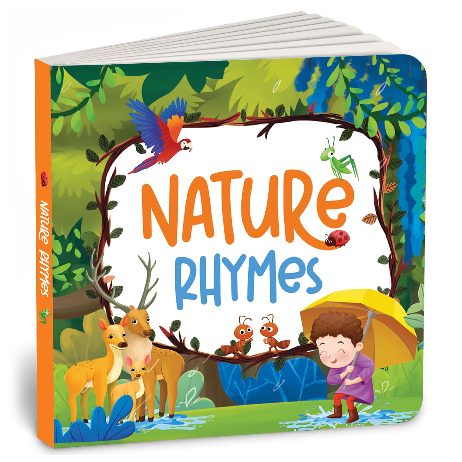 Front cover of the book 'Nature Rhymes: Illustrated Nature Poems for Little Learners | Ages 2+' by Pengiun.