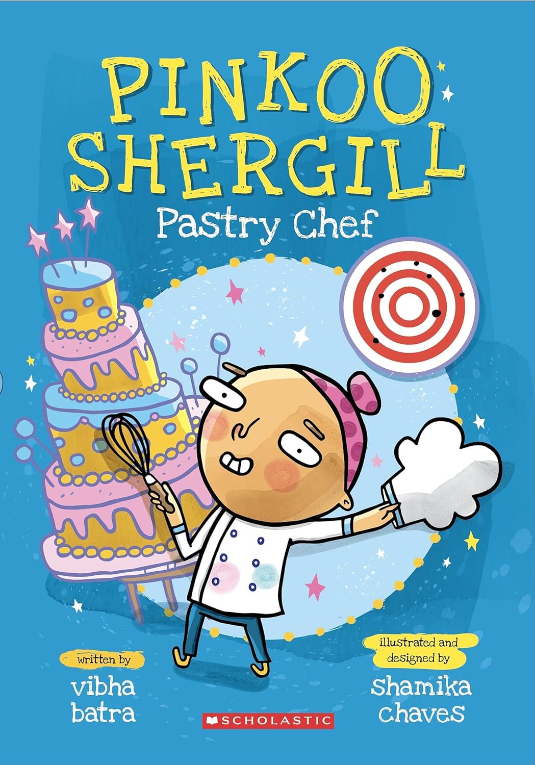 Front cover of the book 'Pinkoo Shergill Pastry Chef' by Vibha Batra.