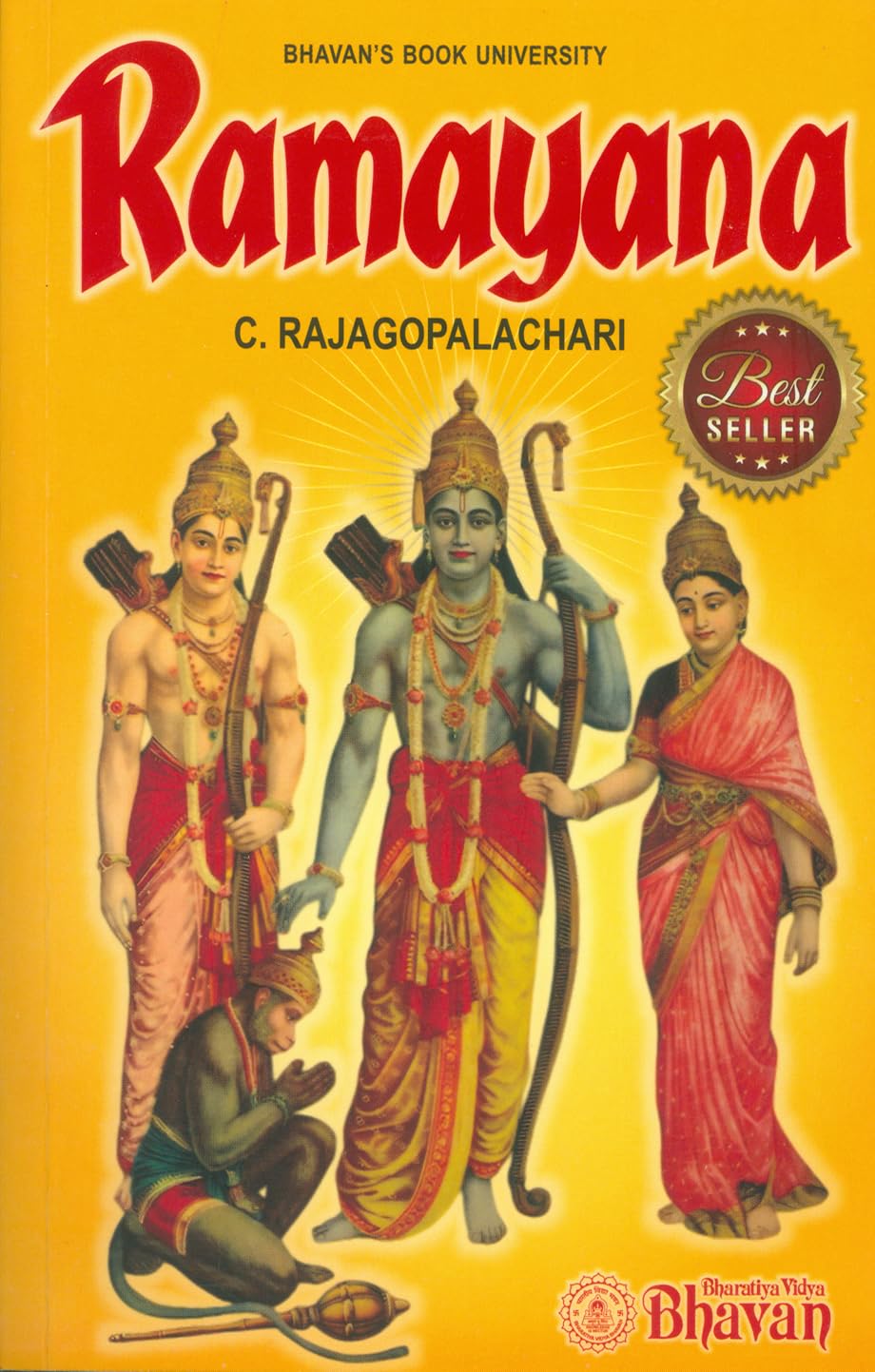 Front cover of the book 'Ramayana' by C. Rajagopalachari.