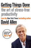 Front cover of the Paperback book 'Getting Things Done: The Art of Stress-Free Productivity David Allen' by Allen, David.