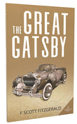Front cover of the book 'The Great Gatsby' by F. Scott Fitzgerald.