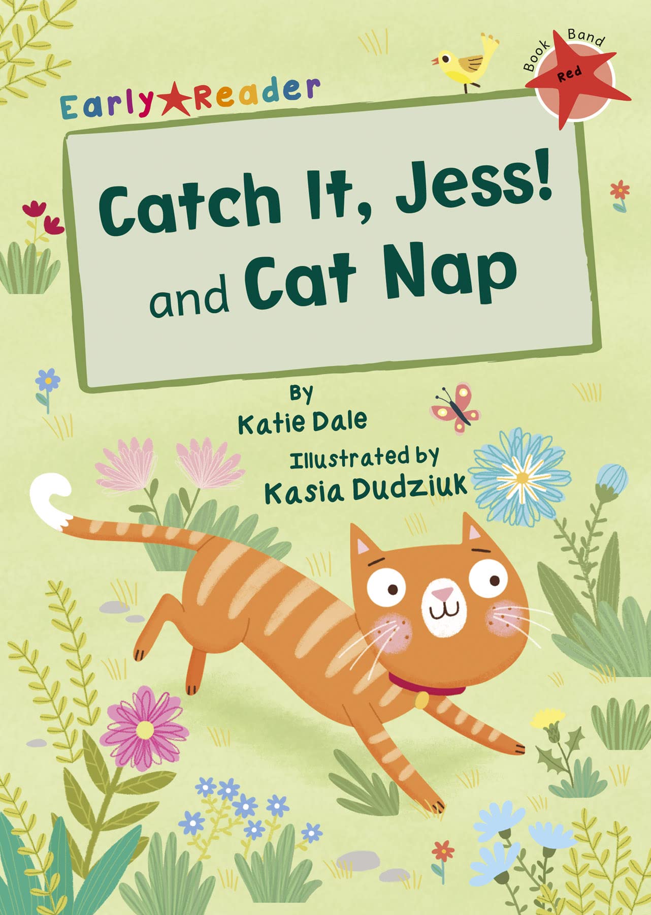 Front cover of the book 'Catch It, Jess! and Cat Nap (Early Reader)' by Katie Dale.