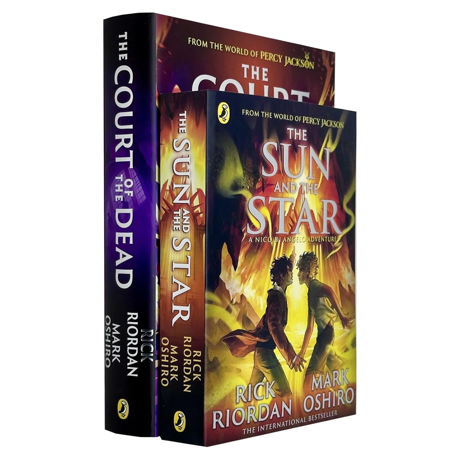The Nico Di Angelo Adventures Series 2 Books Collection Set By Rick Riordan & Mark Oshiro (From the World of Percy Jackson: The Court of the Dead & The Sun and the Star) NYBooksHub